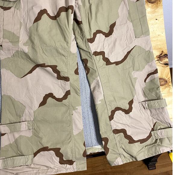 Military Chemical Protective Pants Men Large/Regular Suspenders Chocolate Camo - Picture 4 of 14